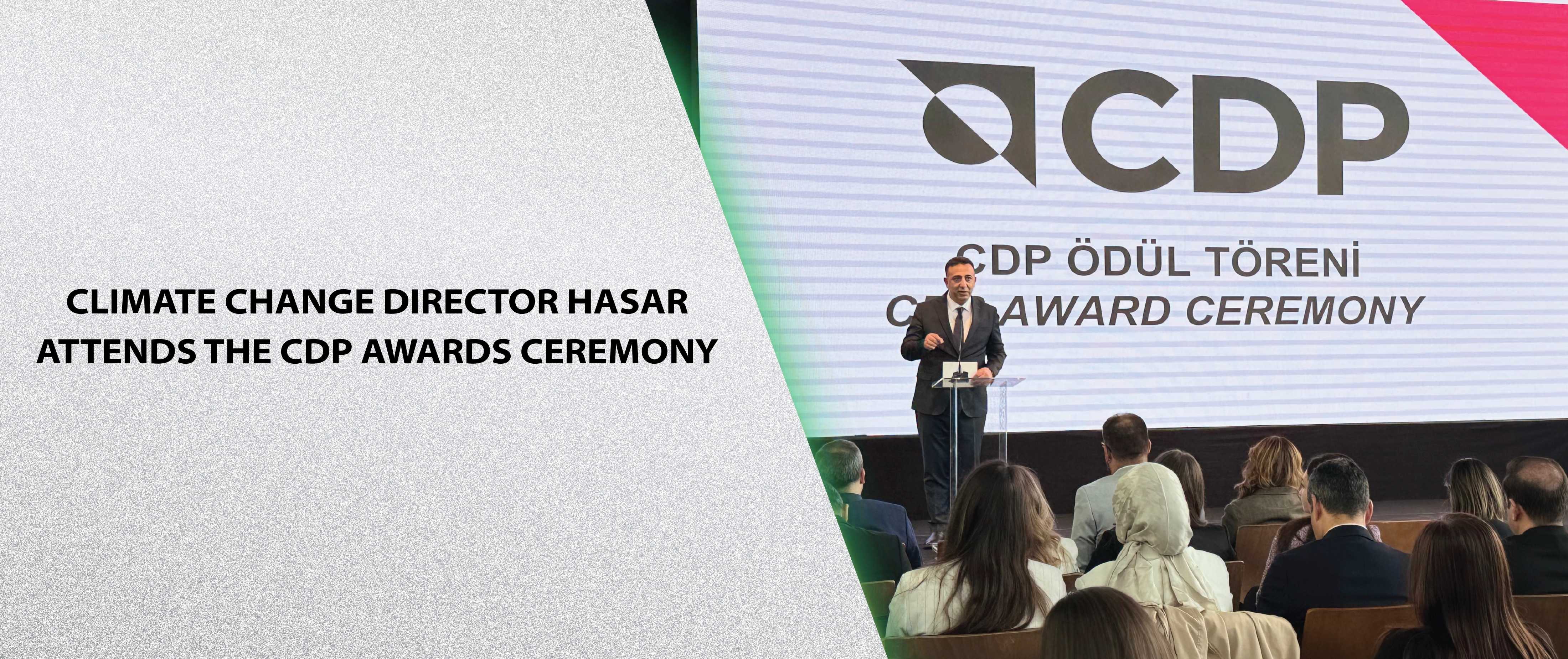 Climate Change Director Hasar Attends the CDP Awards Ceremony
