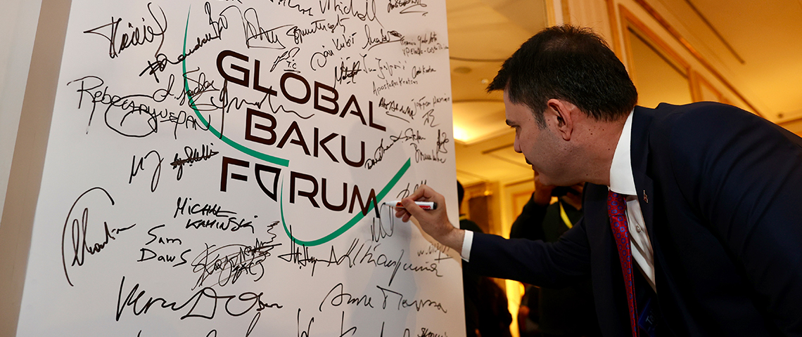 COP31 President Kurum Attends Global Baku Forum