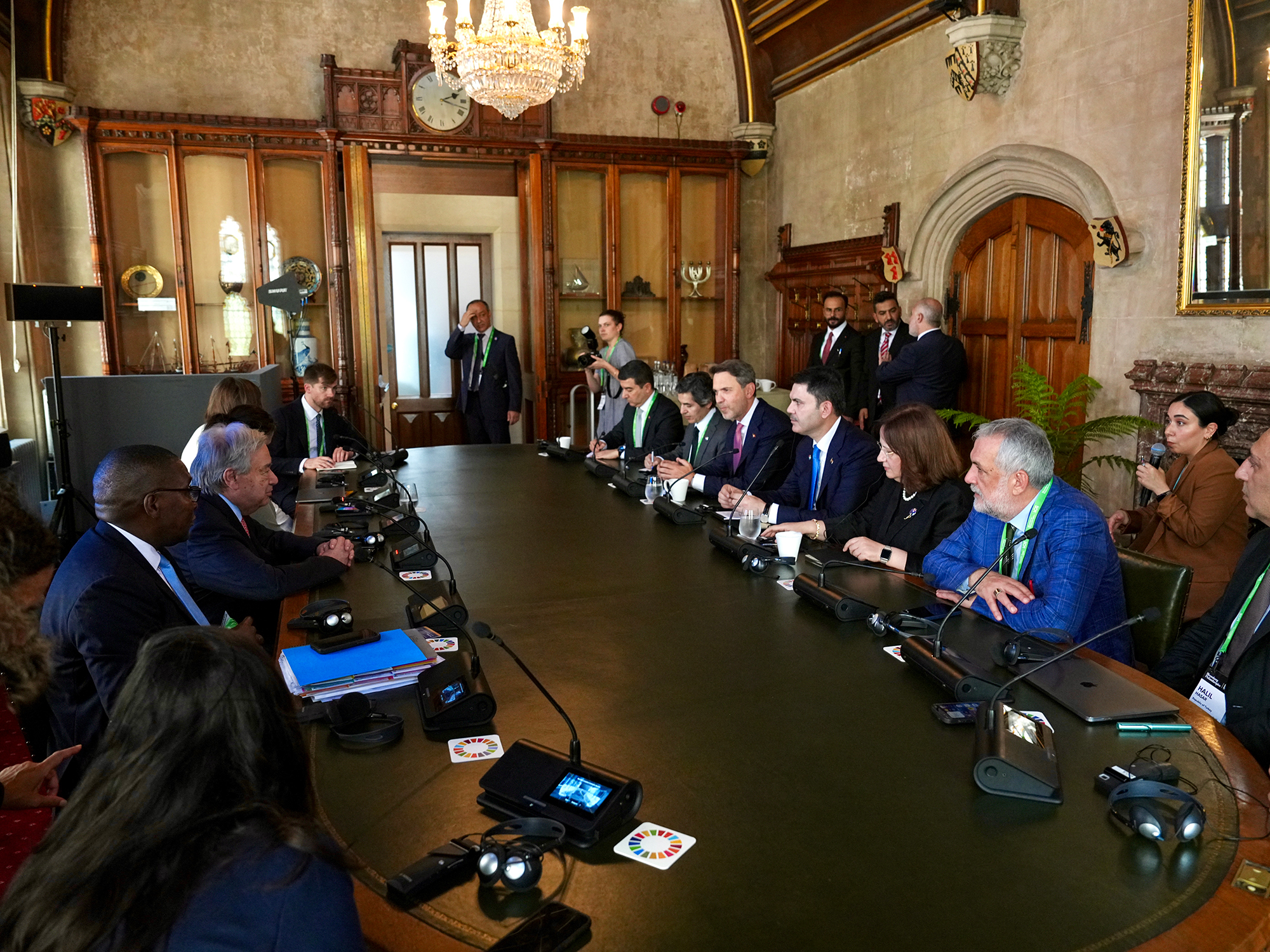 COP31 President-Designate and Minister of Environment, Urbanization and Climate Change Kurum Meets with UN Secretary-General Guterres in London