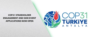 COP31 Stakeholder Engagement and Side Event Applications Now Open