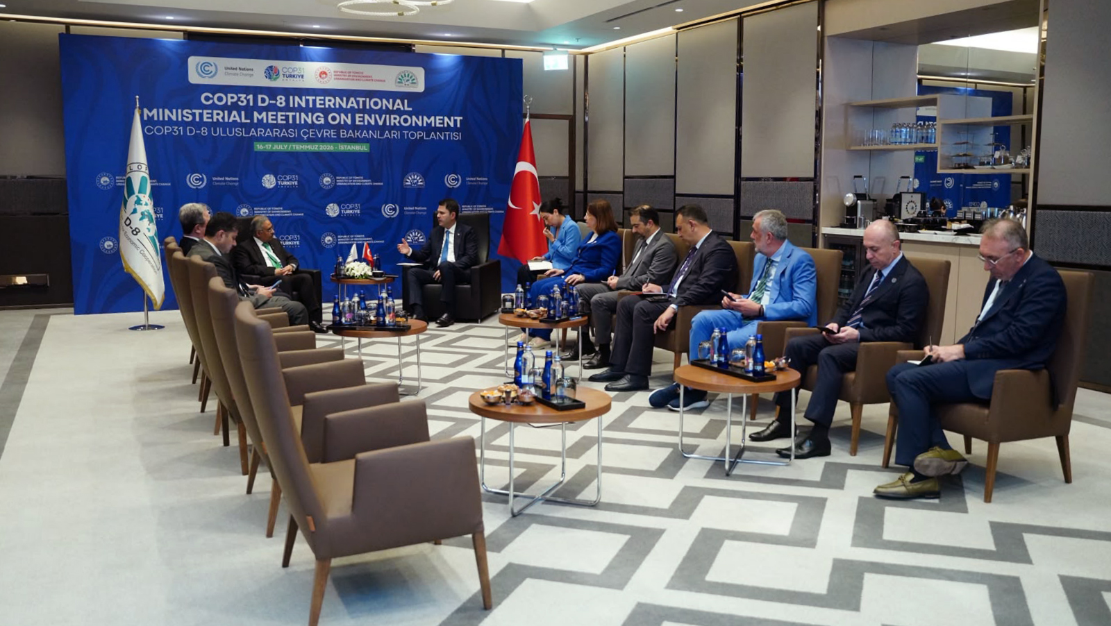 D-8 Representatives Gather in Istanbul for COP31 Discussions