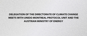 Delegation of the Directorate of Climate Change Meets with UNIDO Montreal Protocol Unit and the Austrian Ministry of Energy