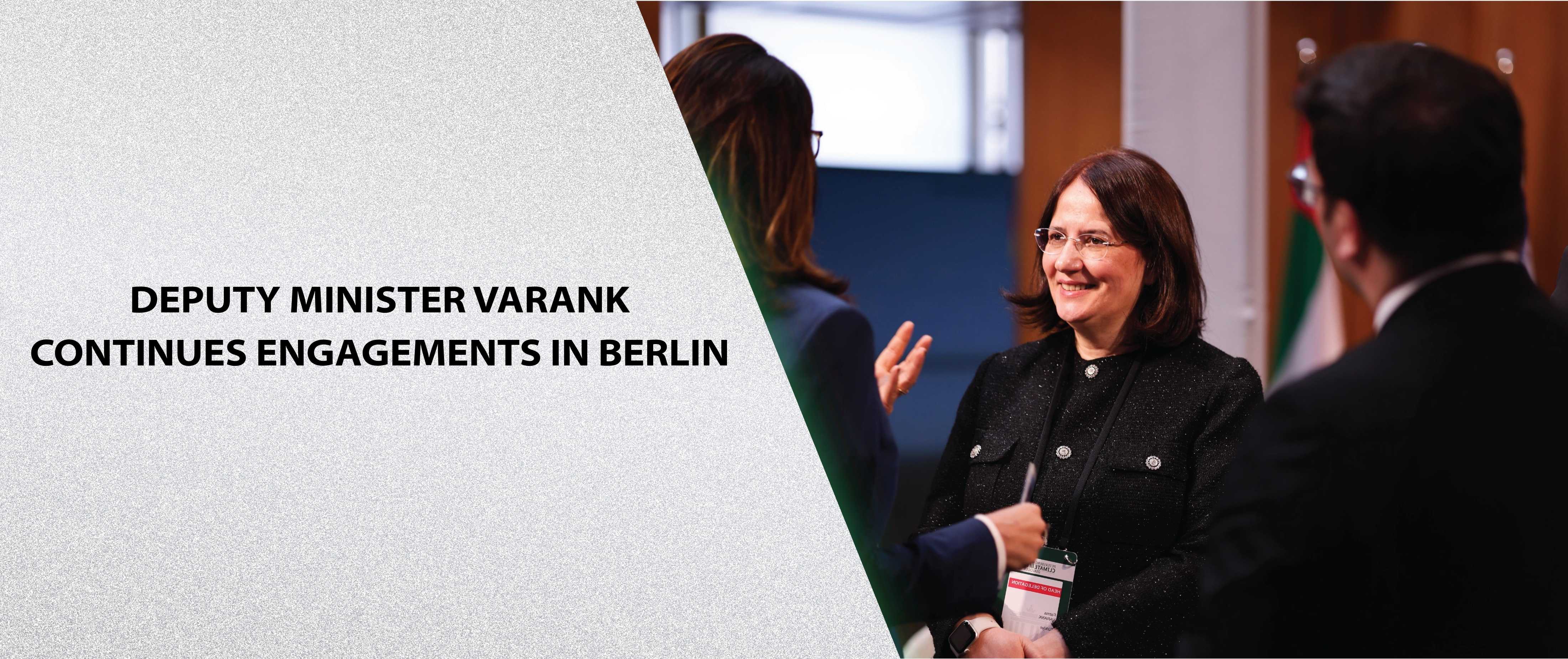 Deputy Minister Varank Continues Engagements in Berlin
