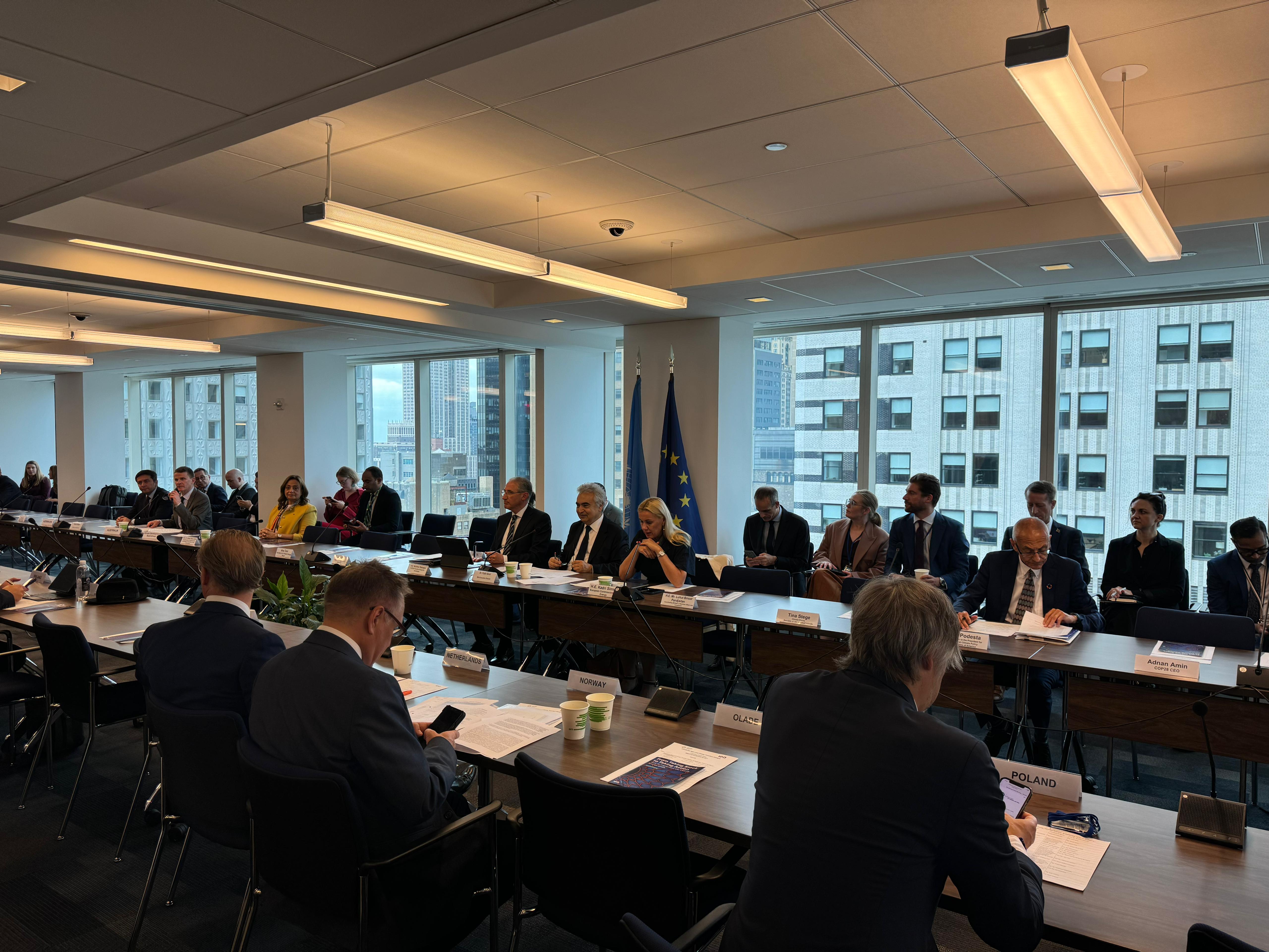 Deputy Minister and Chief Climate Negotiator Fatma Varank attends High-Level Dialogue on the Energy Transition at UN General Assembly