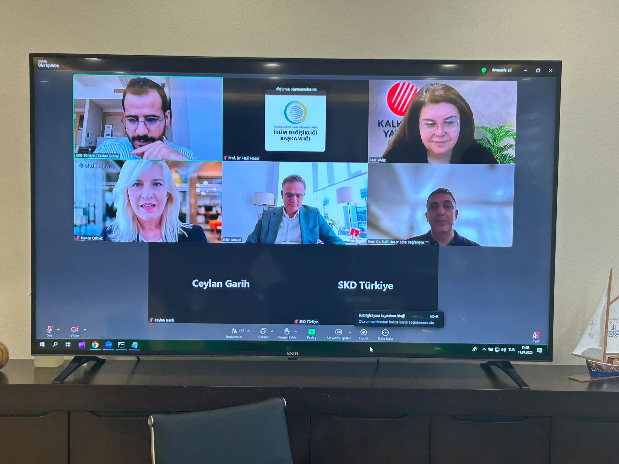 Director of Climate Change Hasar Attends the “Climate Law Information Webinar”