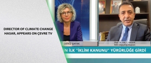 Director of Climate Change Hasar Appears on Çevre TV