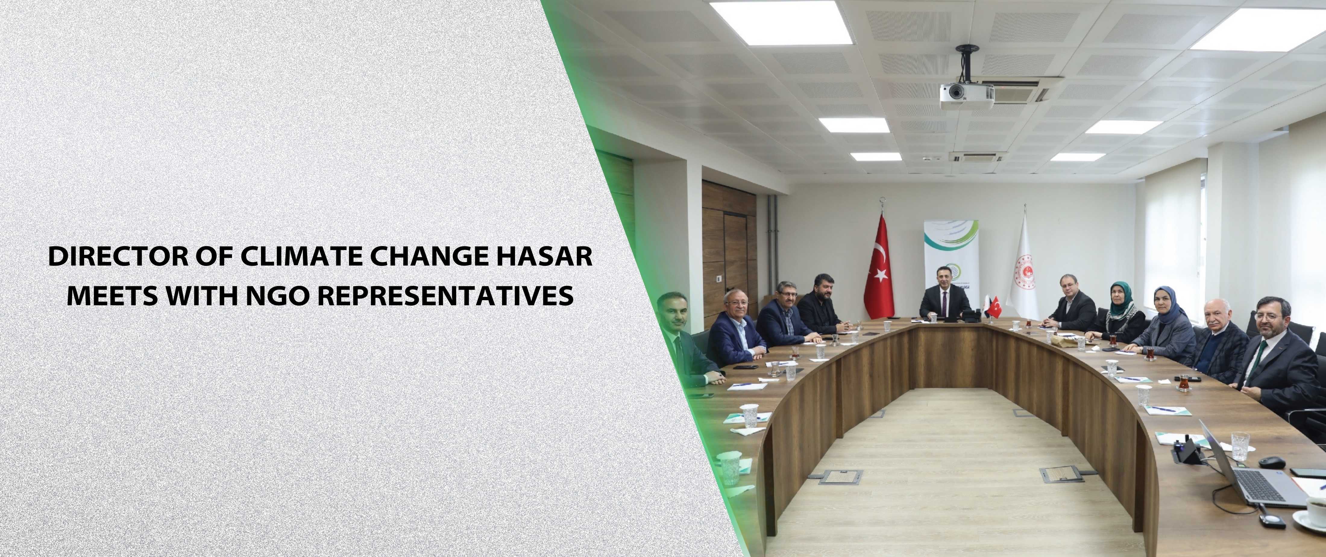 Director of Climate Change Hasar Meets with NGO Representatives