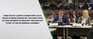 Director of Climate Change Prof. Halil Hasar Attends Session on 