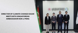 Director of Climate Change Hasar Meets with Singaporean Ambassador Kok Li Peng