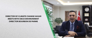 Director of Climate Change Hasar Meets with OECD Environment Director Bourbon de Parme