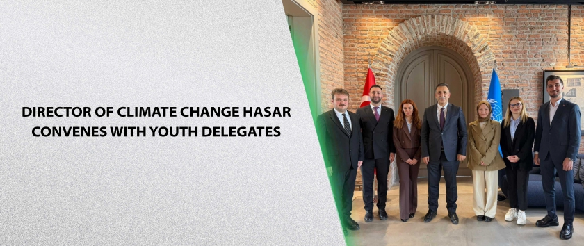 Director of Climate Change Hasar Convenes with Youth Delegates