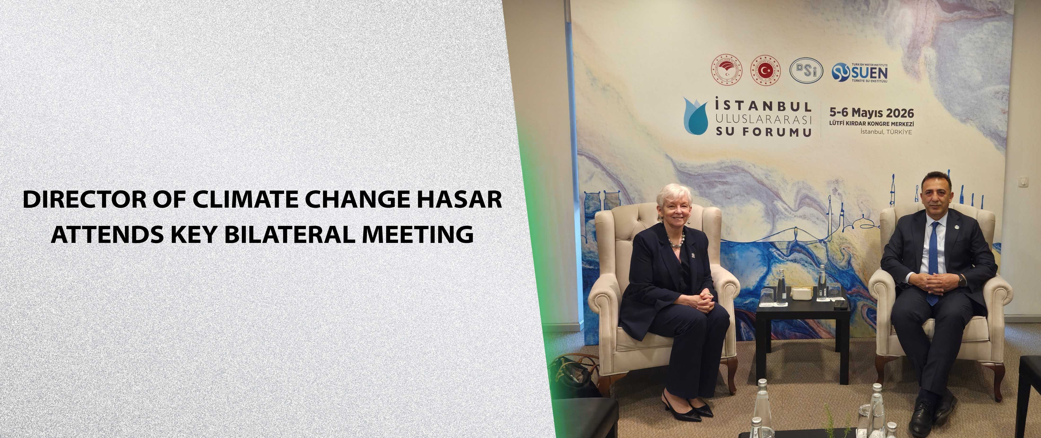 Director of Climate Change Hasar Attends Key Bilateral Meeting