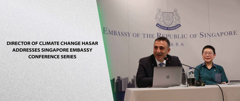 Director of Climate Change Hasar Addresses Singapore Embassy Conference Series