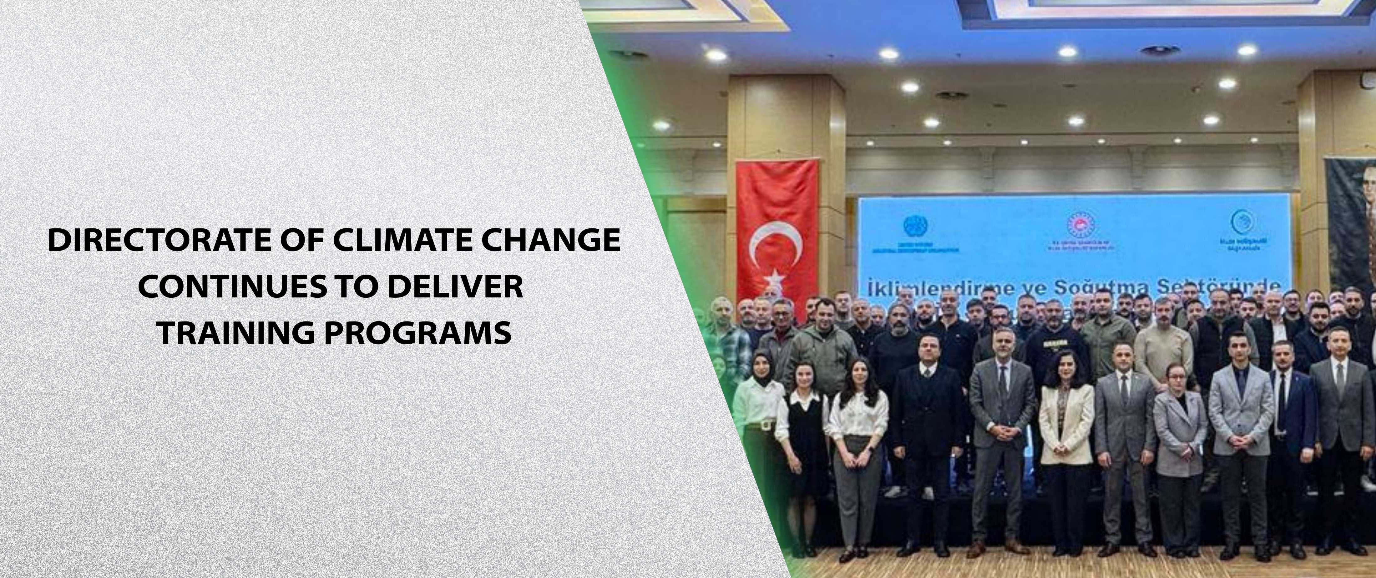 Directorate of Climate Change Continues to Deliver Training Programs