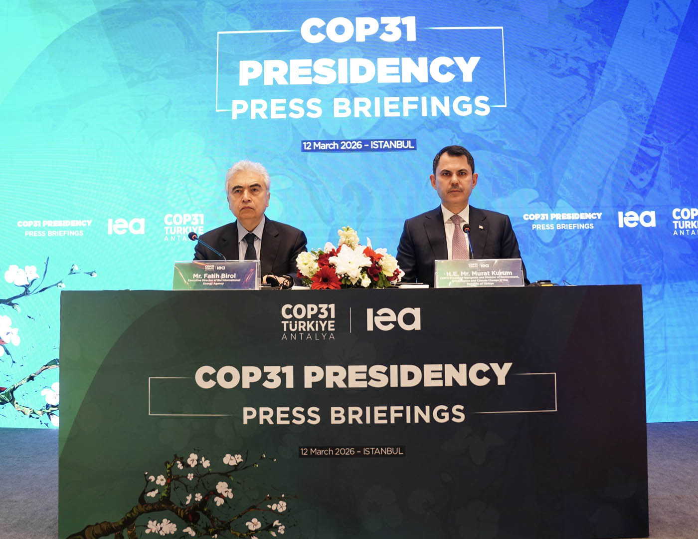 Joint Press Conference by COP31 President Kurum and IEA Executive Director Birol