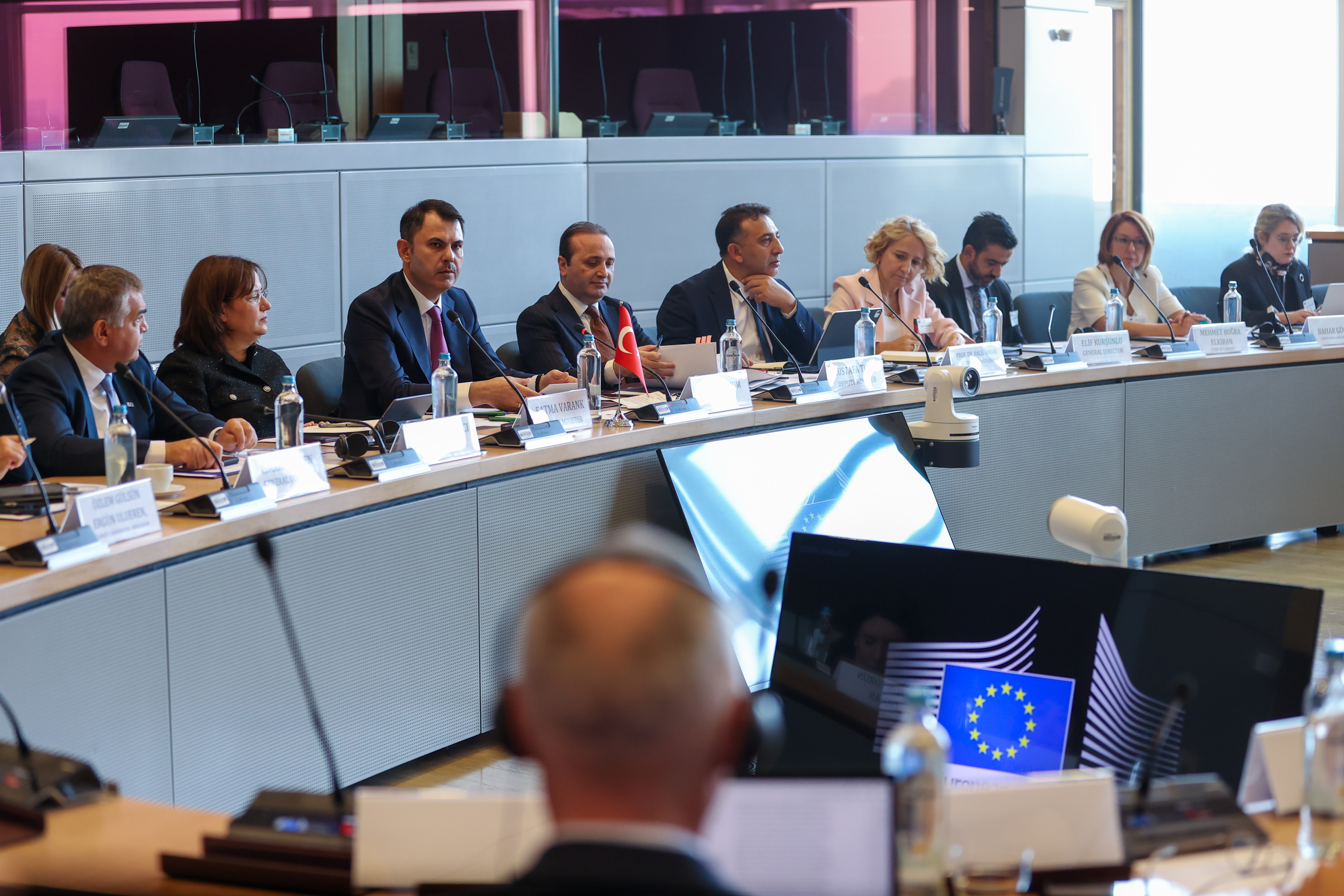 Minister Kurum Attends the Third Meeting of the Türkiye–EU High-Level Dialogue on Climate in Brussels