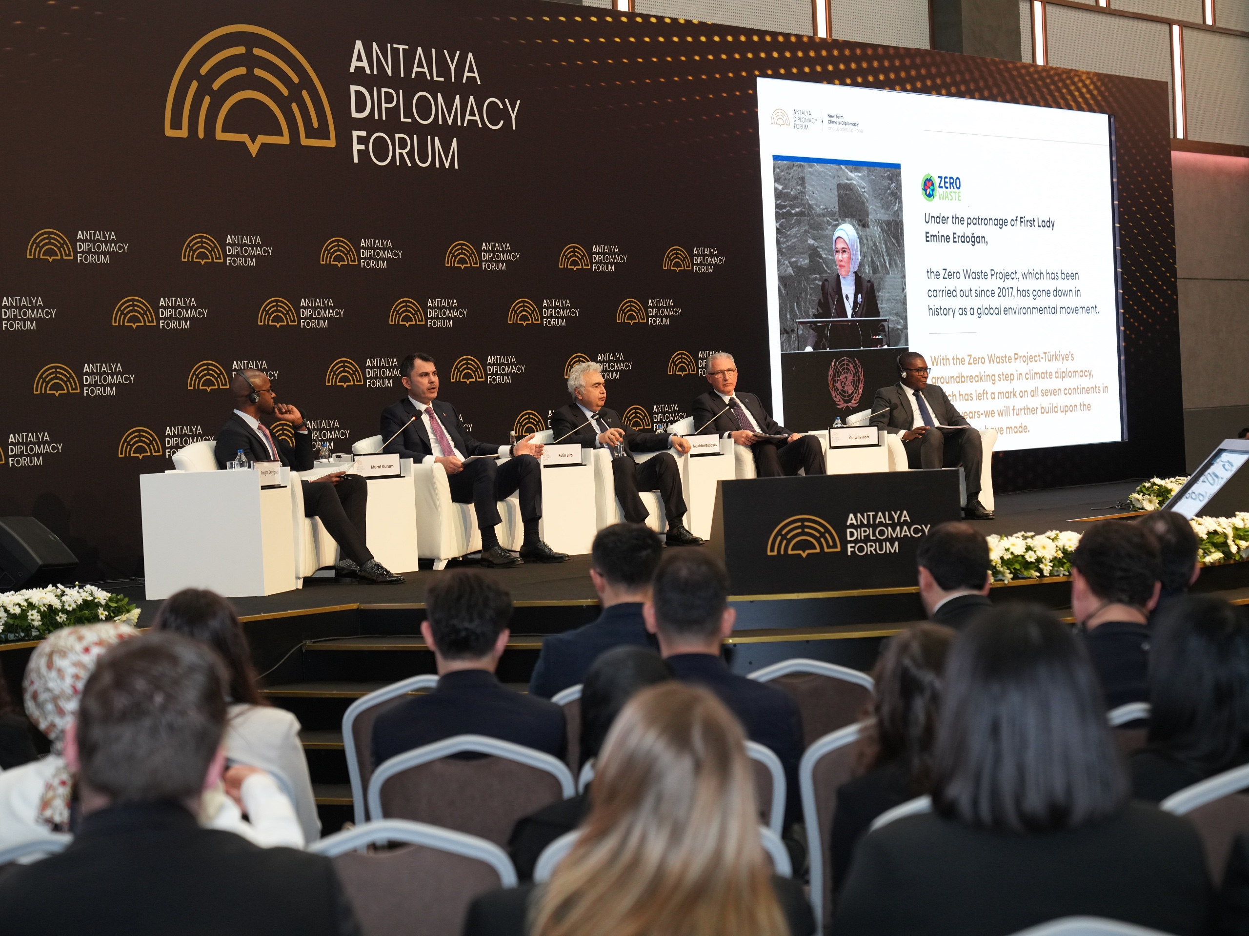 MINISTER KURUM AT THE ANTALYA DIPLOMACY FORUM