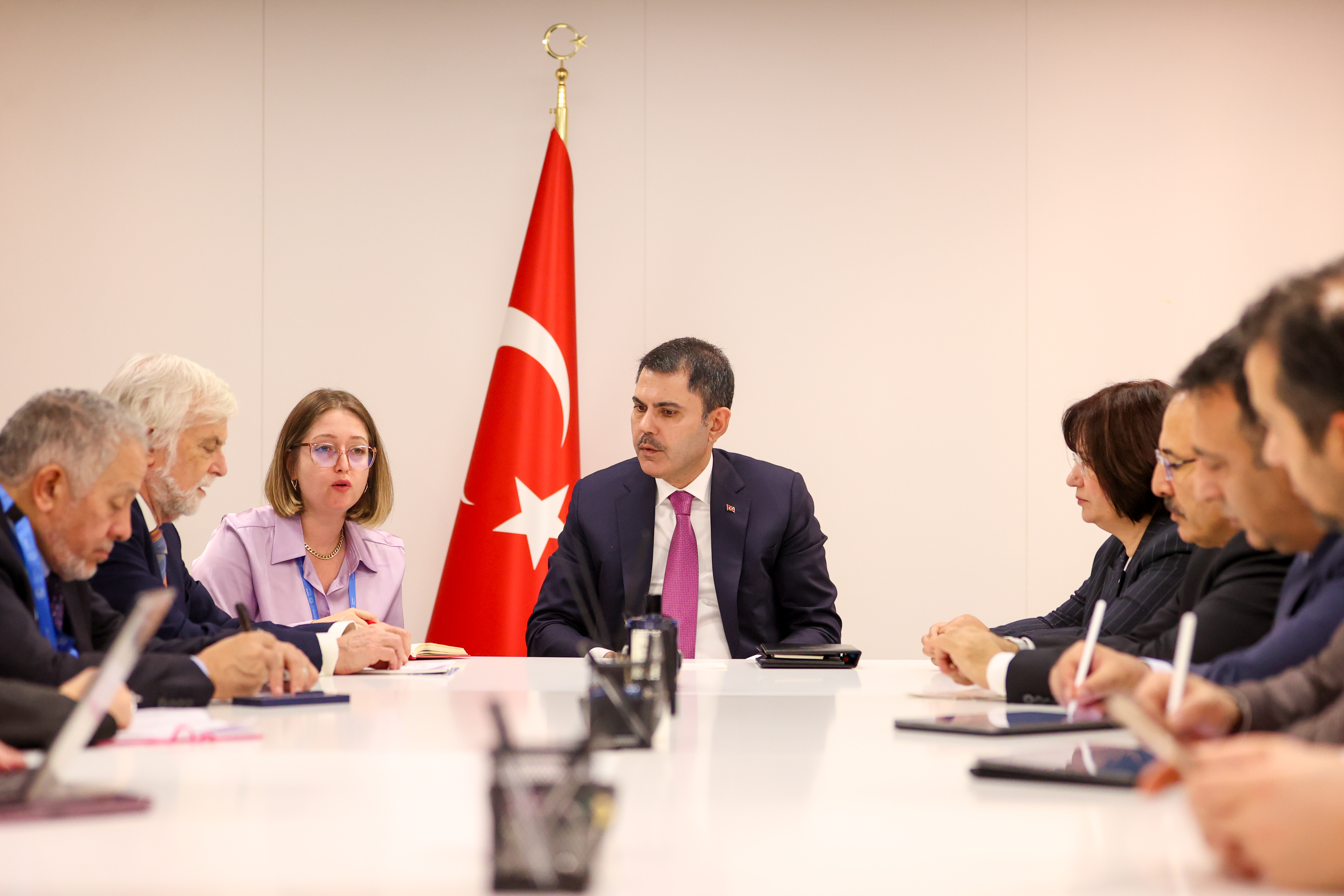MINISTER MURAT KURUM CONDUCTS BILATERAL MEETINGS AT COP29