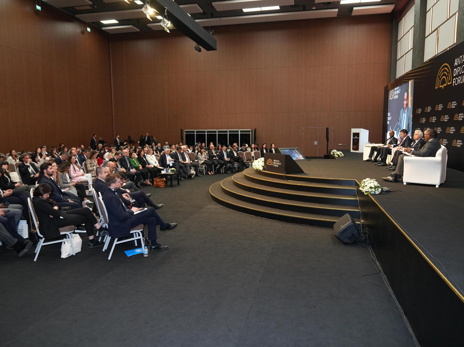 Minister of Environment, Urbanization, and Climate Change Kurum attends the Antalya Diplomacy Forum