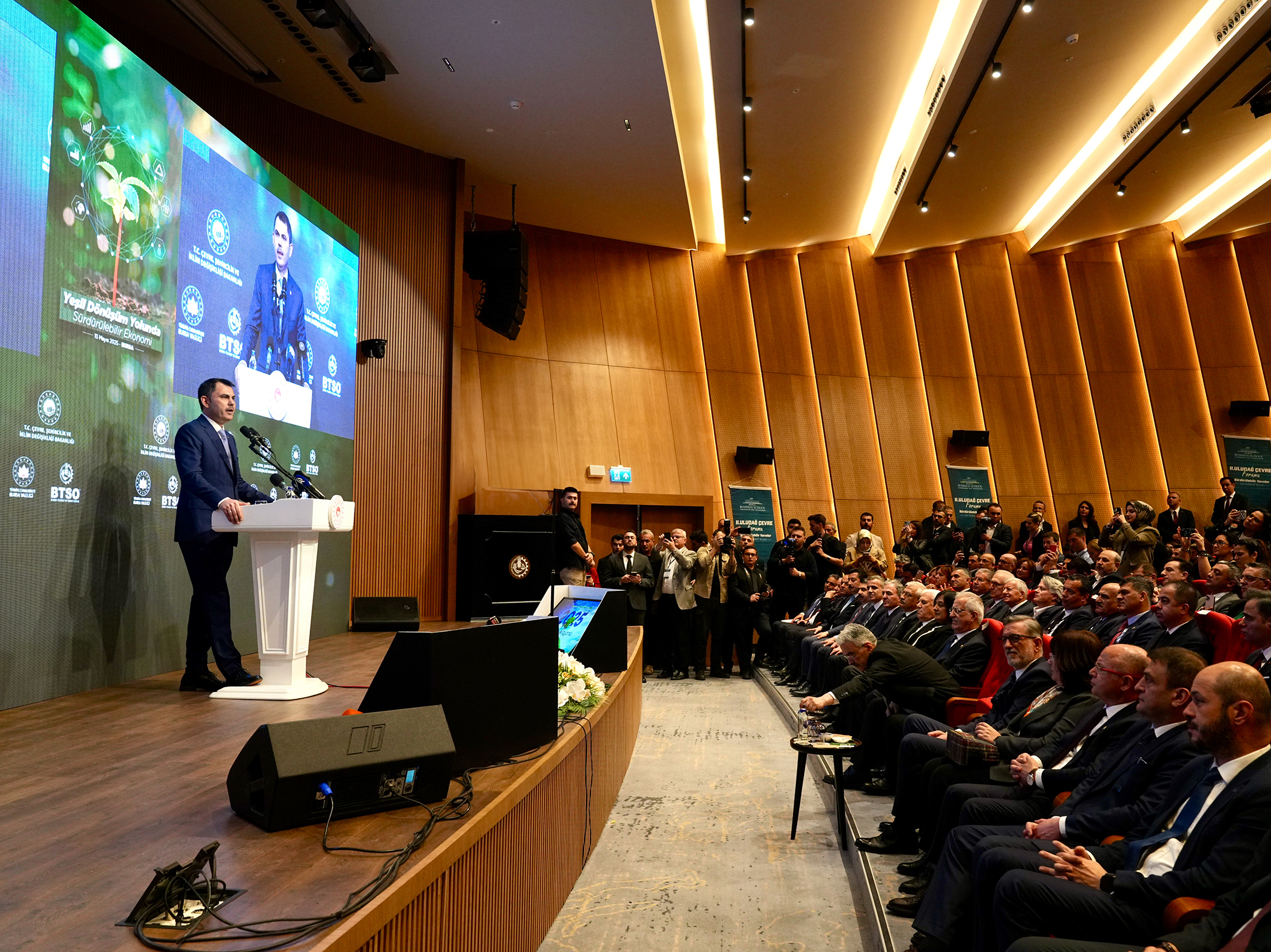 Minister of Environment, Urbanization, and Climate Change Murat Kurum Attends The II. Uludağ Environmental Forum