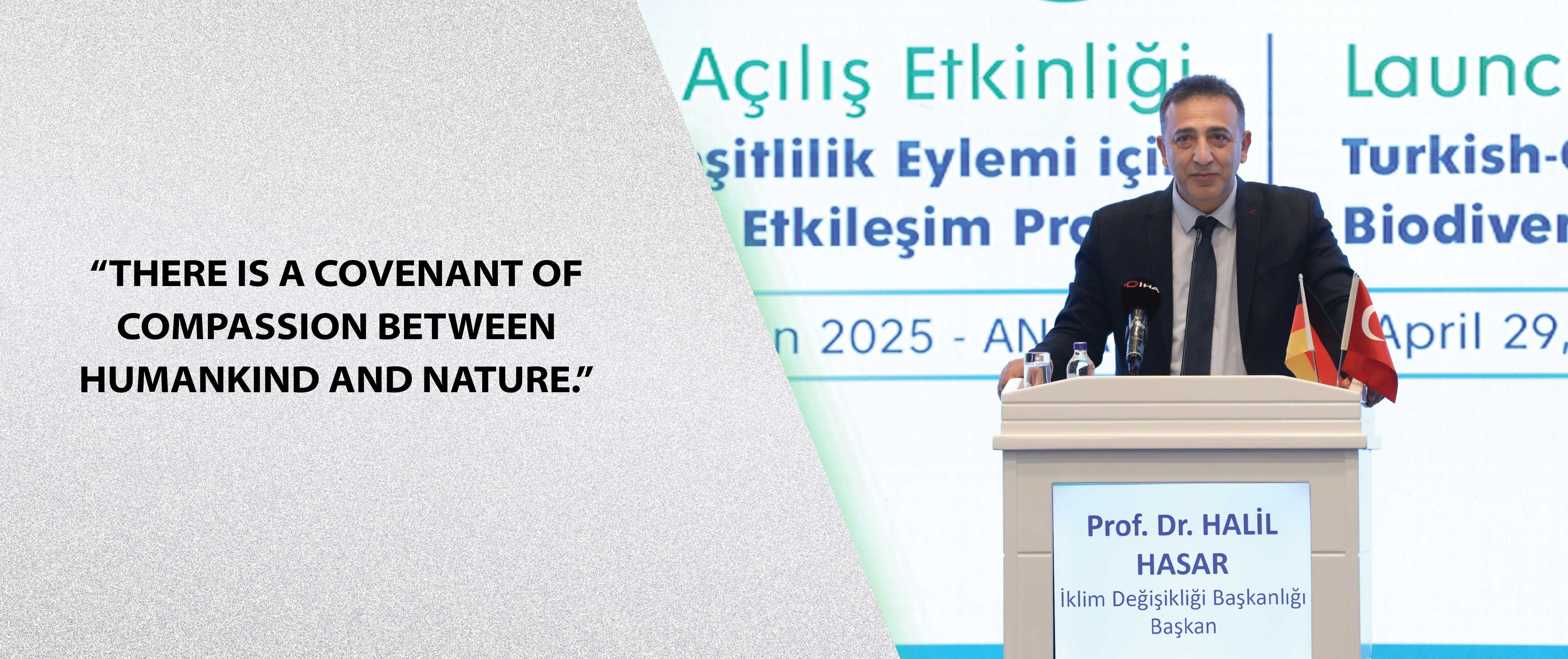 “There is a covenant of compassion between humankind and nature.”