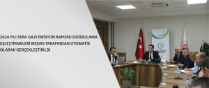 2024 yılı Sera Gazı Emisyon Raporu Doğrulama eşleştirmeleri MEDAS tarafından otomatik olarak gerçekleştirildi