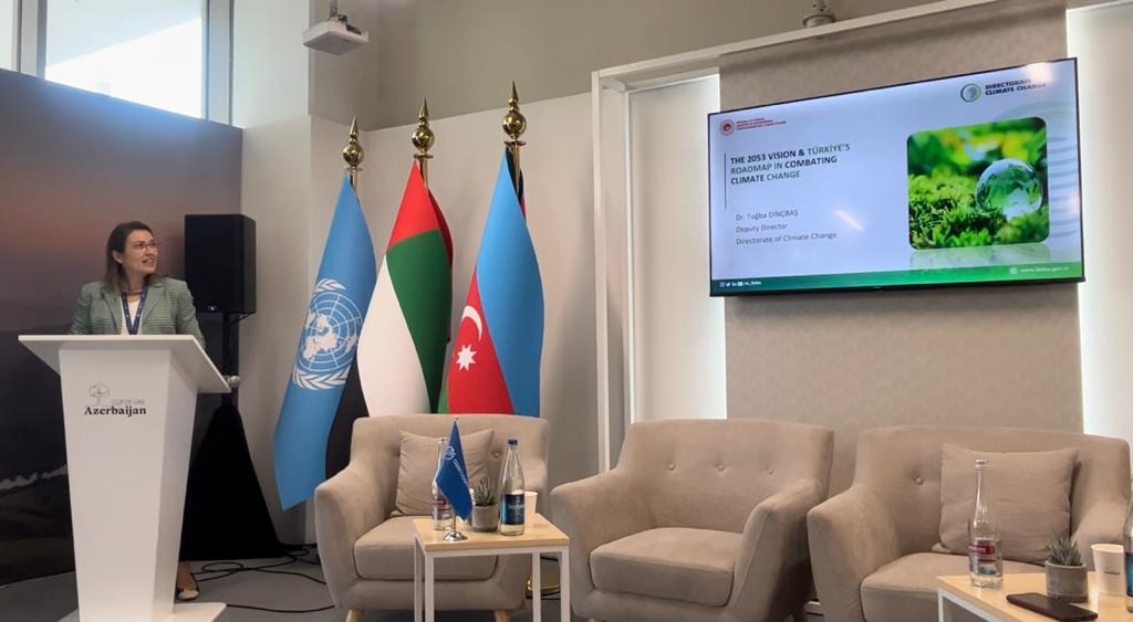 Azerbaycan Pavilyon’unda Türkiye'nin iklim değişikliği politikalarını anlattık