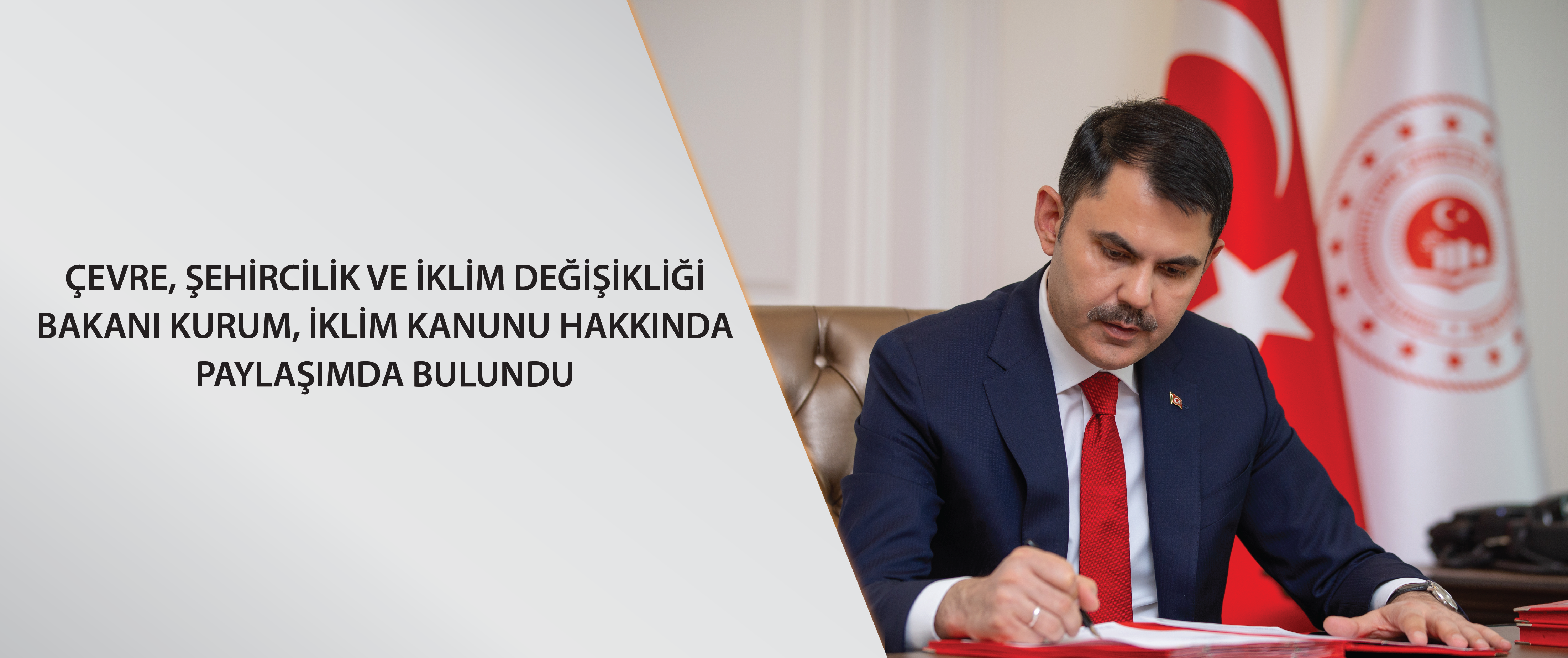 Çevre, Şehircilik ve İklim Değişikliği Bakanı Kurum, İklim Kanunu hakkında paylaşımda bulundu