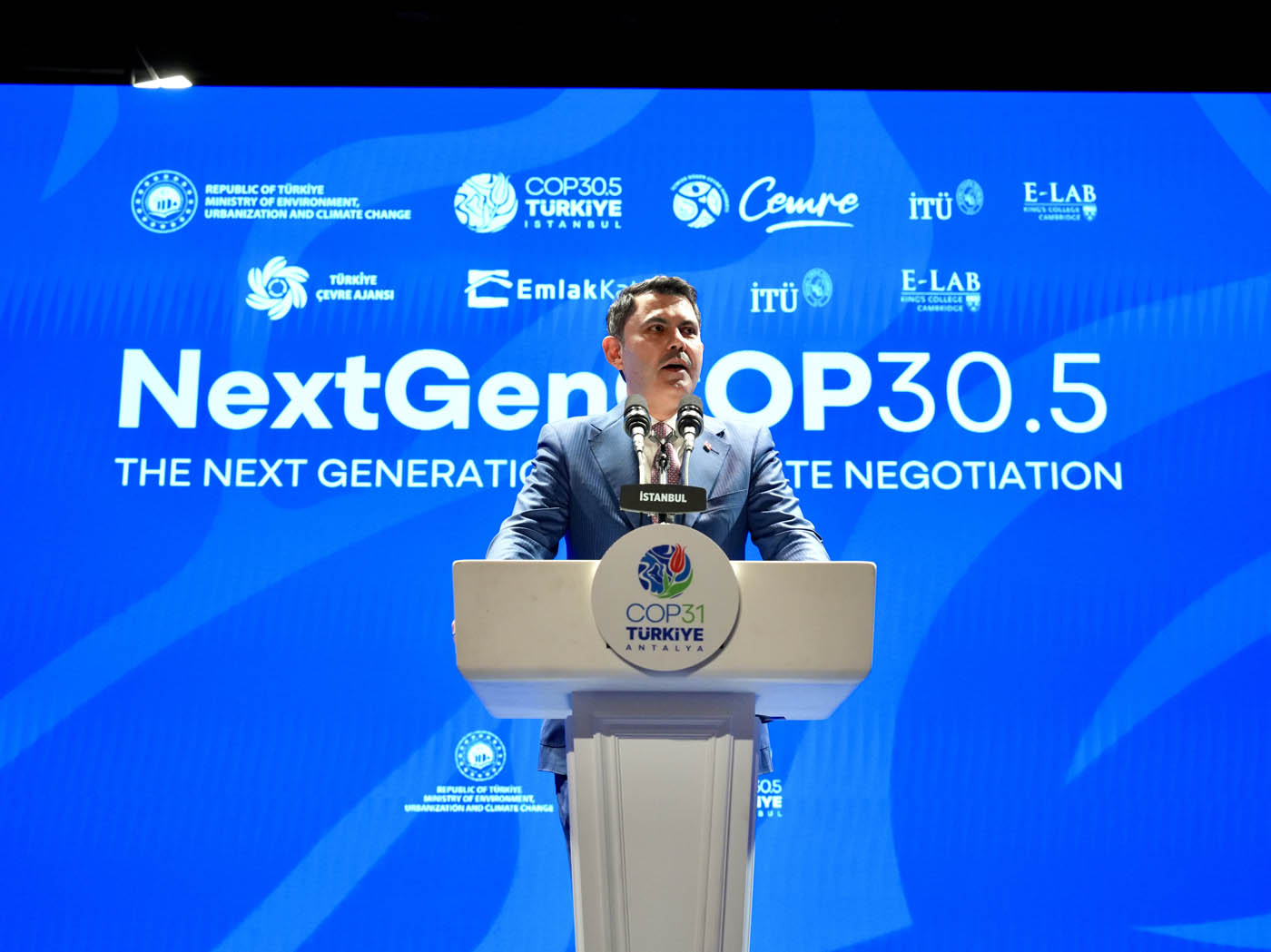COP31 BAŞKANI KURUM, “NEXTGENCOP30.5” İKLİM ZİRVESİ’NE KATILDI