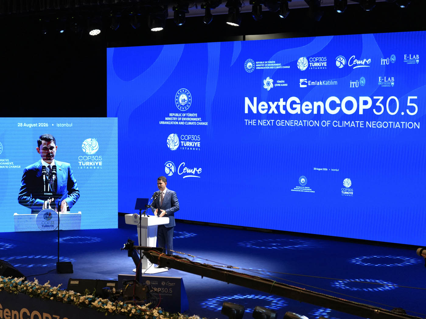 COP31 BAŞKANI KURUM, “NEXTGENCOP30.5” İKLİM ZİRVESİ’NE KATILDI