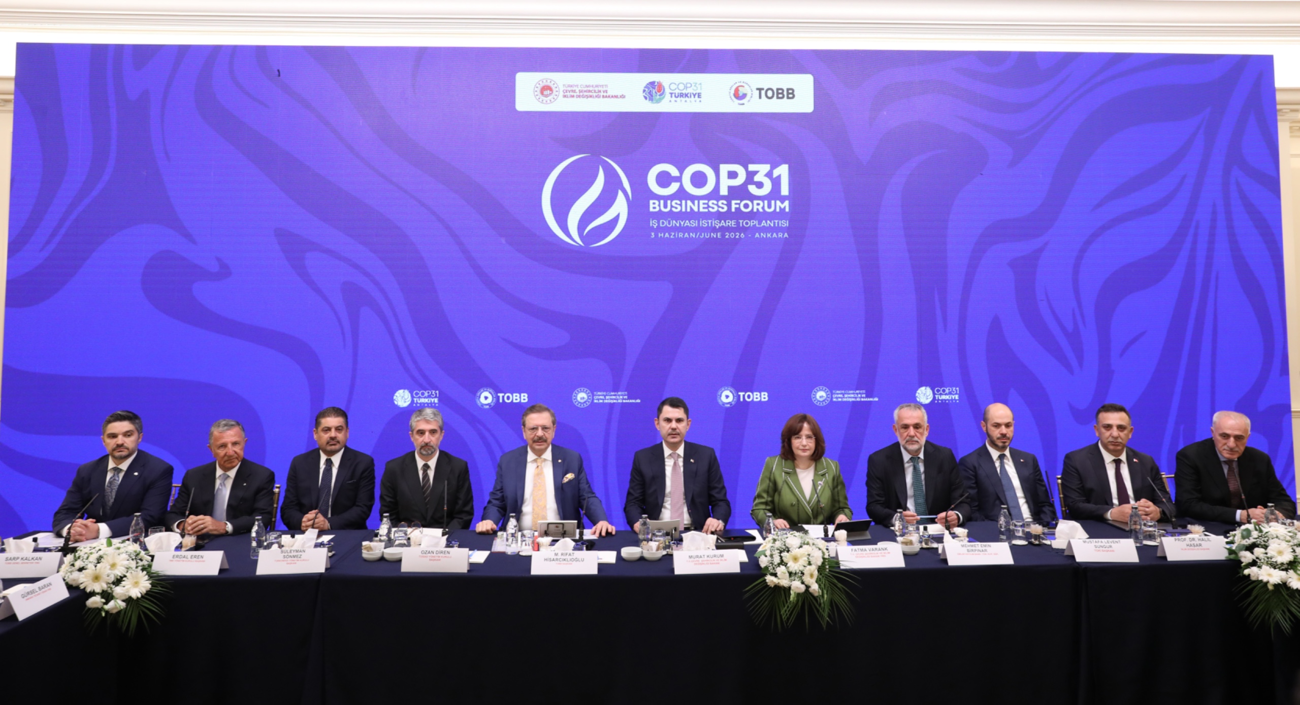 ‘COP31 Business Forum- Türk İş Dünyası İstişare Toplantısı’ Ankara’da düzenlendi