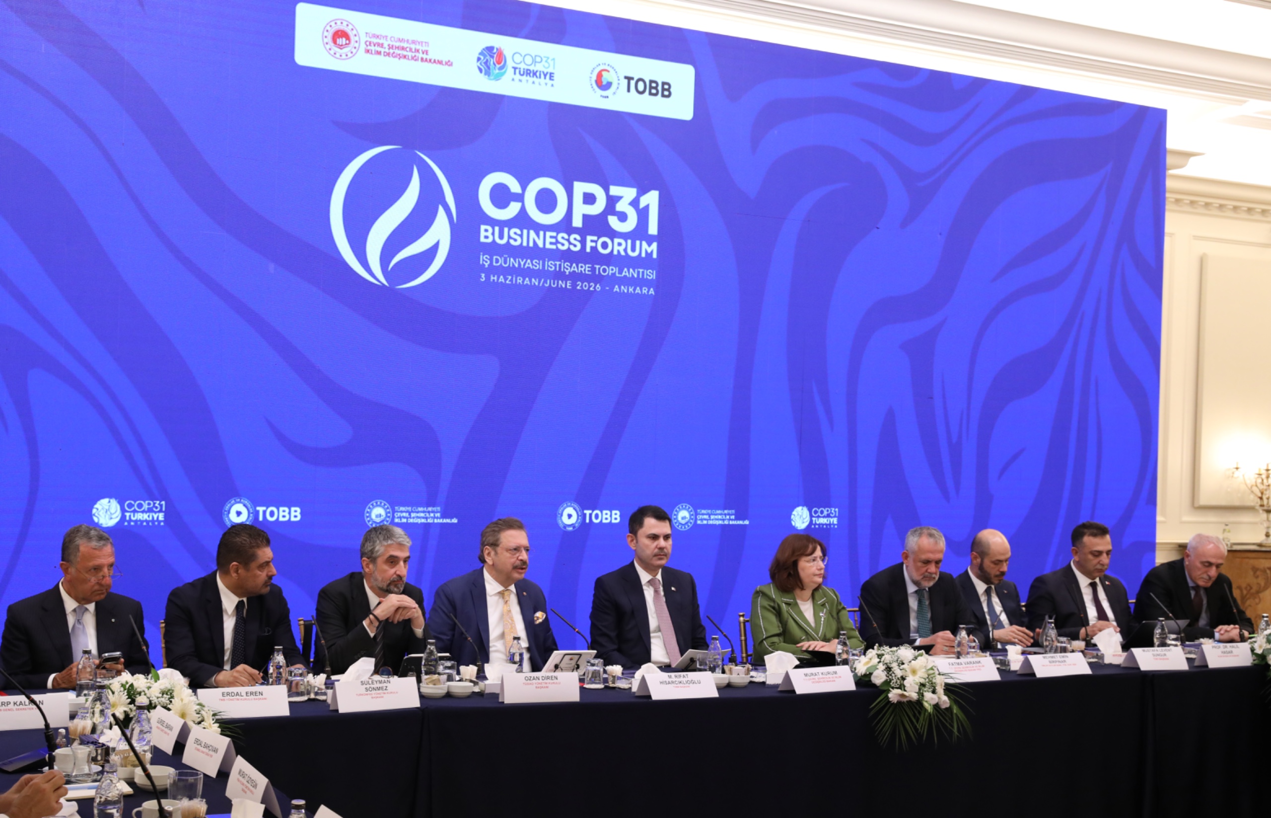 ‘COP31 Business Forum- Türk İş Dünyası İstişare Toplantısı’ Ankara’da düzenlendi