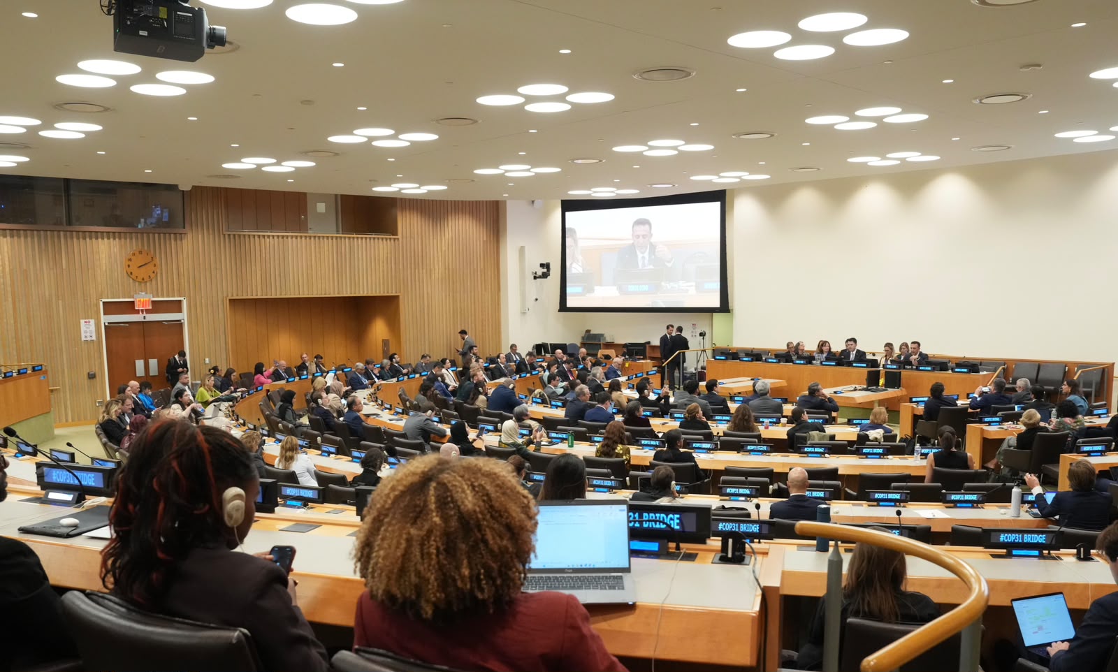 COP31 İklim Diplomasisi Baş Yetkilisi ve İklim Değişikliği Başkanı Prof. Dr. Halil Hasar, COP31 Başkanlığı adına BM’de bir sunum gerçekleştirdi