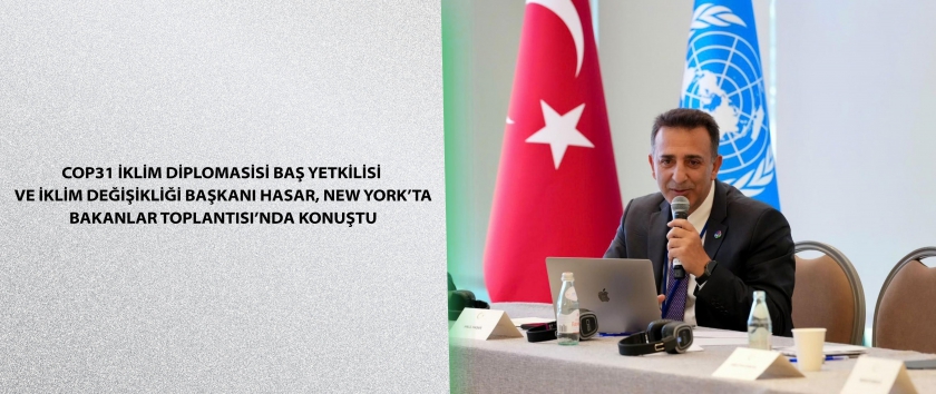 COP31 İklim Diplomasisi Baş Yetkilisi ve İklim Değişikliği Başkanı Prof. Dr. Halil Hasar, IRENA Elektrifikasyon Günü Bakanlar Toplantısı’nda konuştu