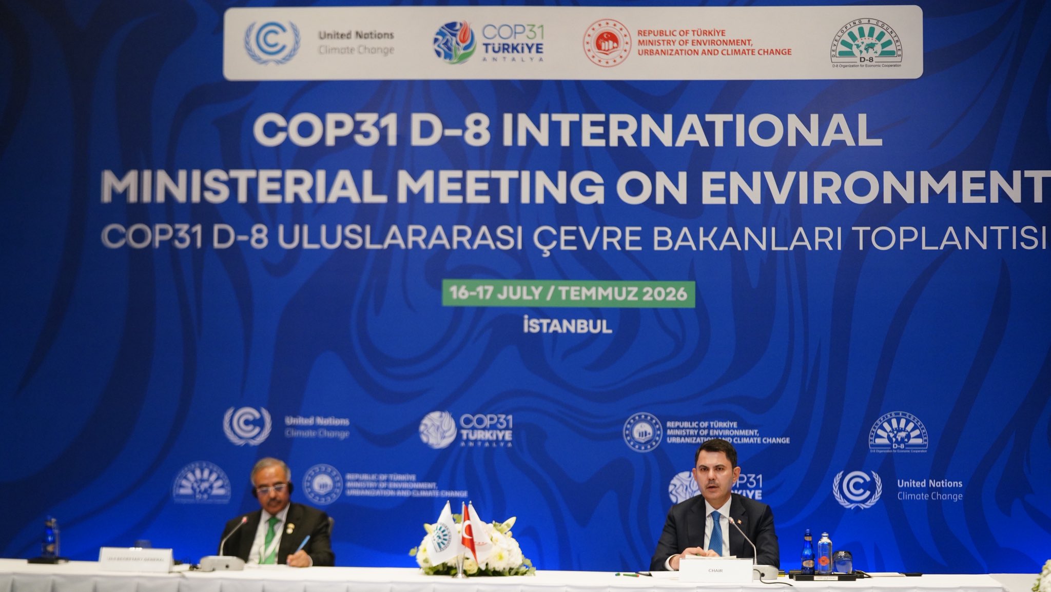 D-8 ülkeleri temsilcileriyle COP31 toplantısı İstanbul’da yapıldı