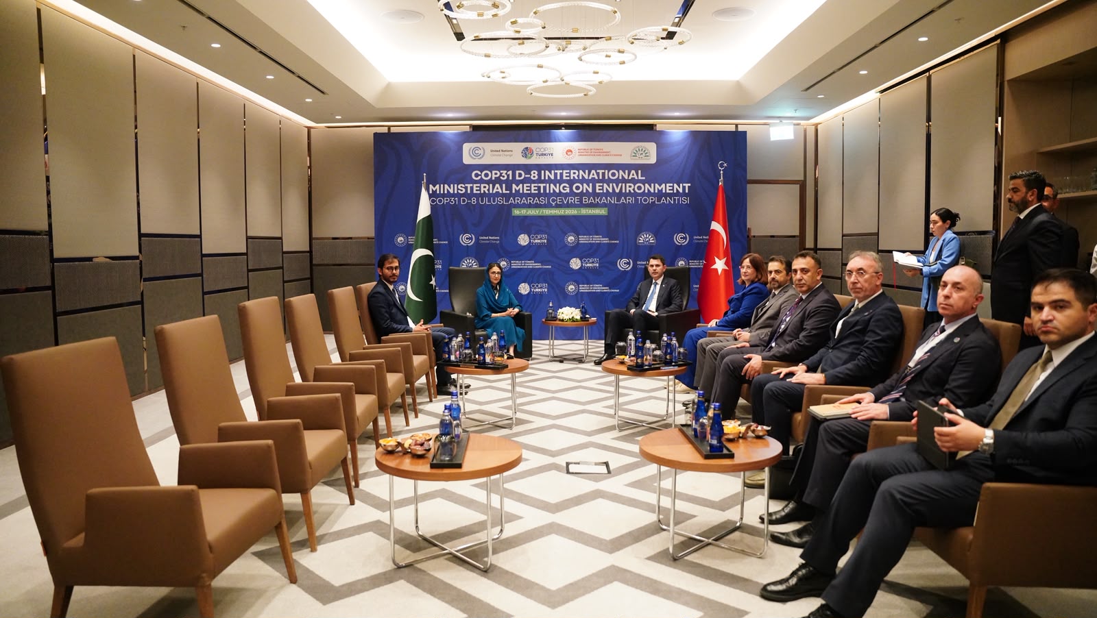D-8 ülkeleri temsilcileriyle COP31 toplantısı İstanbul’da yapıldı