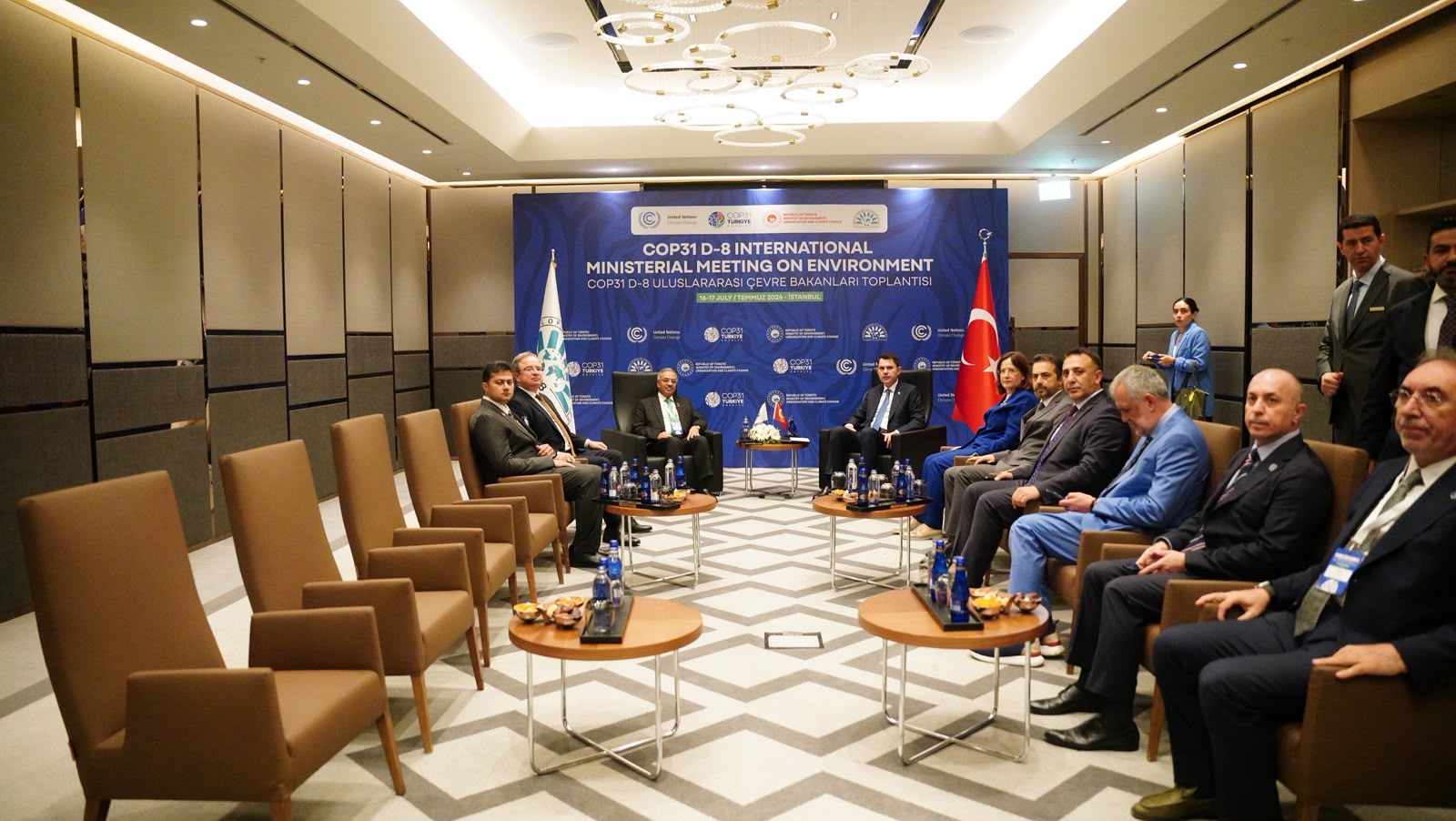 D-8 ülkeleri temsilcileriyle COP31 toplantısı İstanbul’da yapıldı