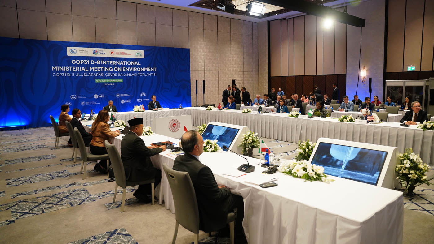 D-8 ülkeleri temsilcileriyle COP31 toplantısı İstanbul’da yapıldı