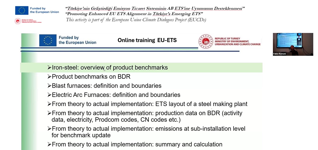 Emisyon Ticaret Sistemi’ne yönelik çevrim içi eğitim programı düzenlendi