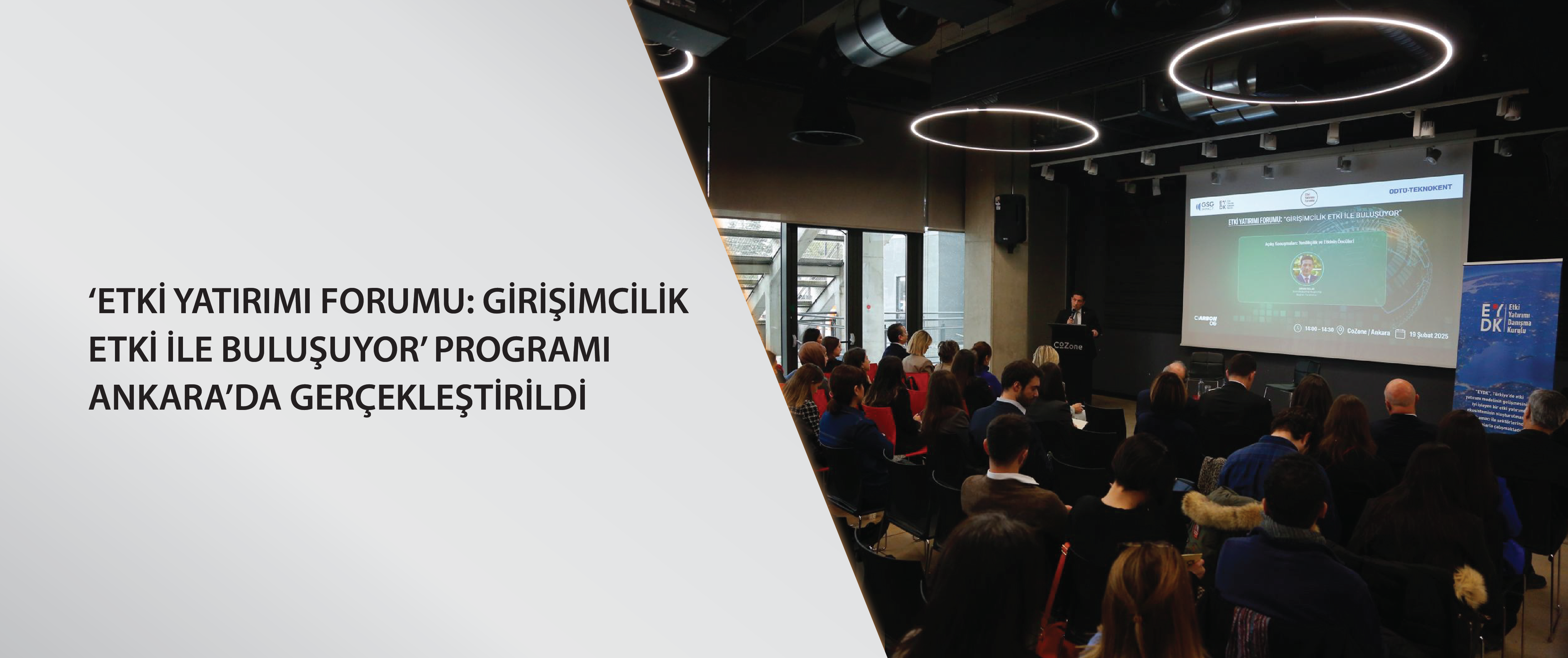 ‘Etki Yatırımı Forumu: Girişimcilik Etki ile Buluşuyor’ programı Ankara’da gerçekleştirildi