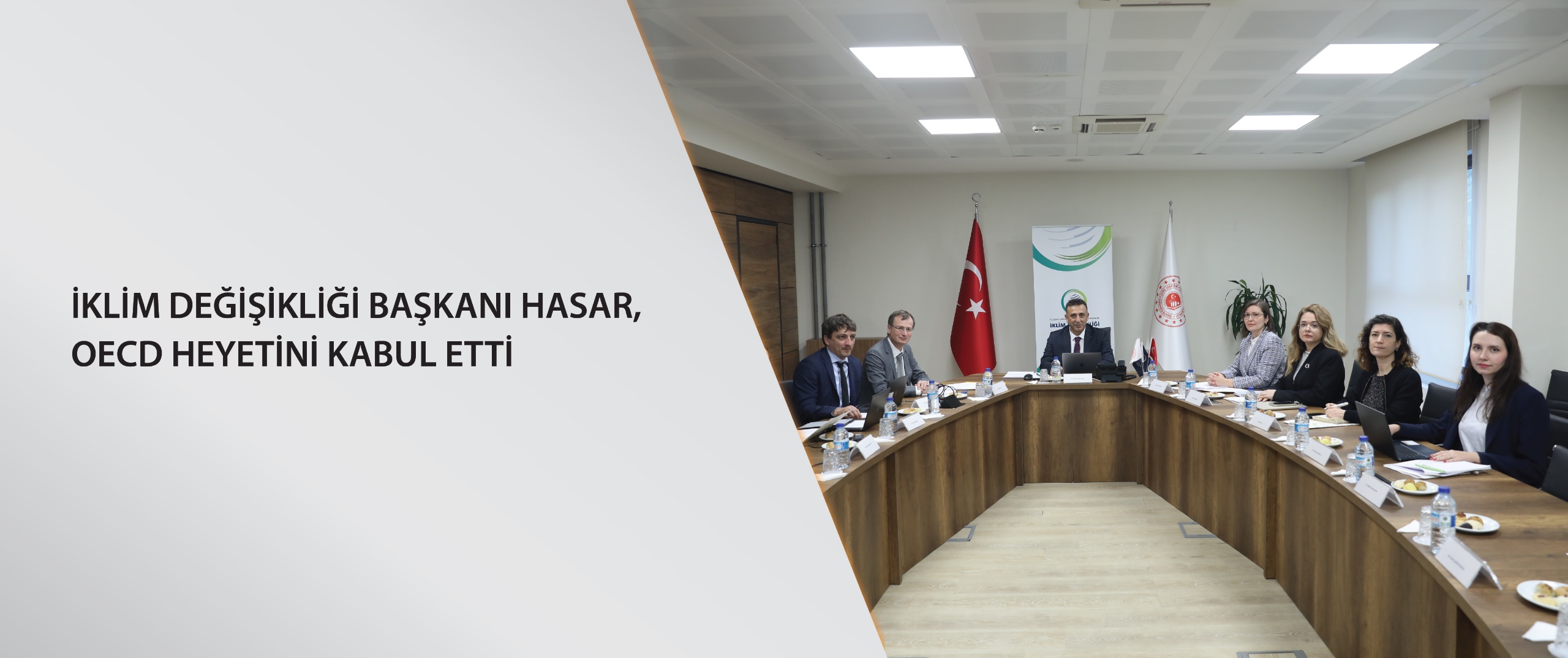 İklim Değişikliği Başkanı Hasar, OECD heyetini kabul etti