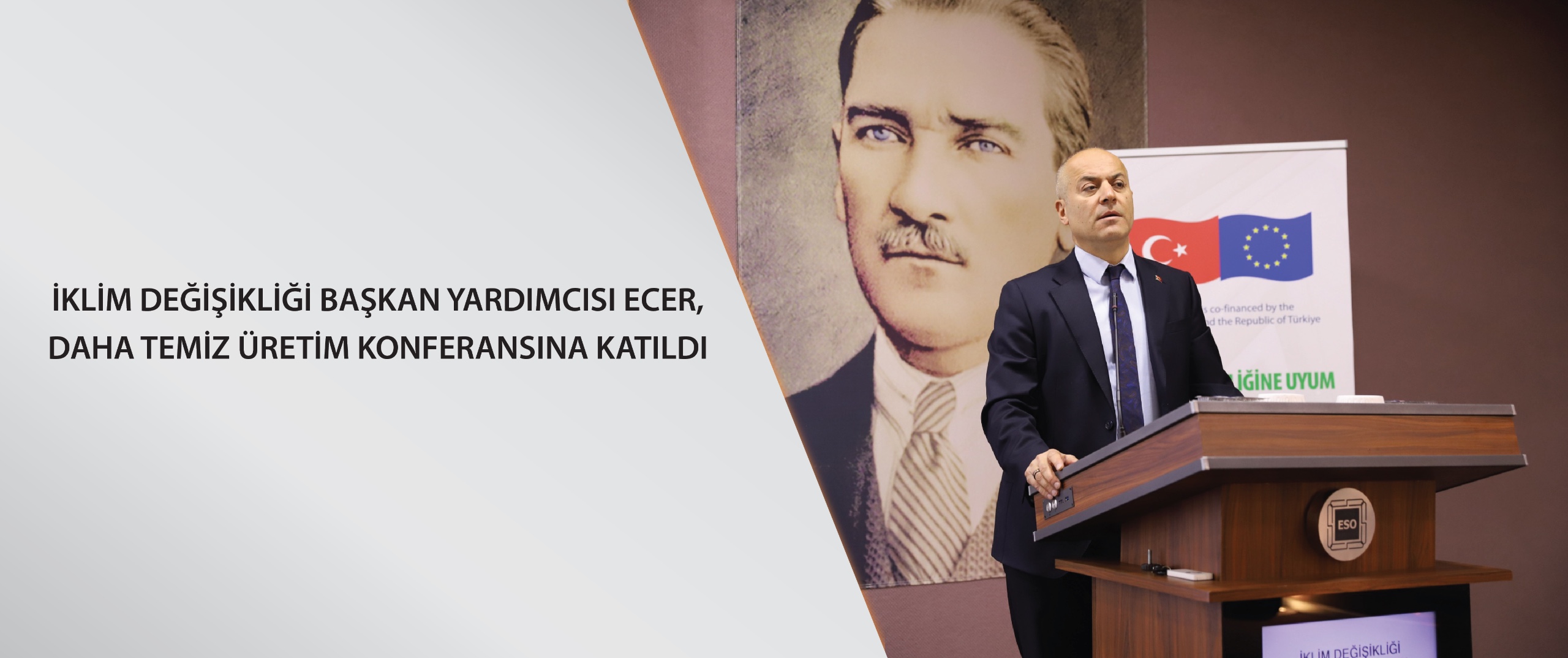 İklim Değişikliği Başkan Yardımcısı Ecer, Daha Temiz Üretim Konferansı’na katıldı
