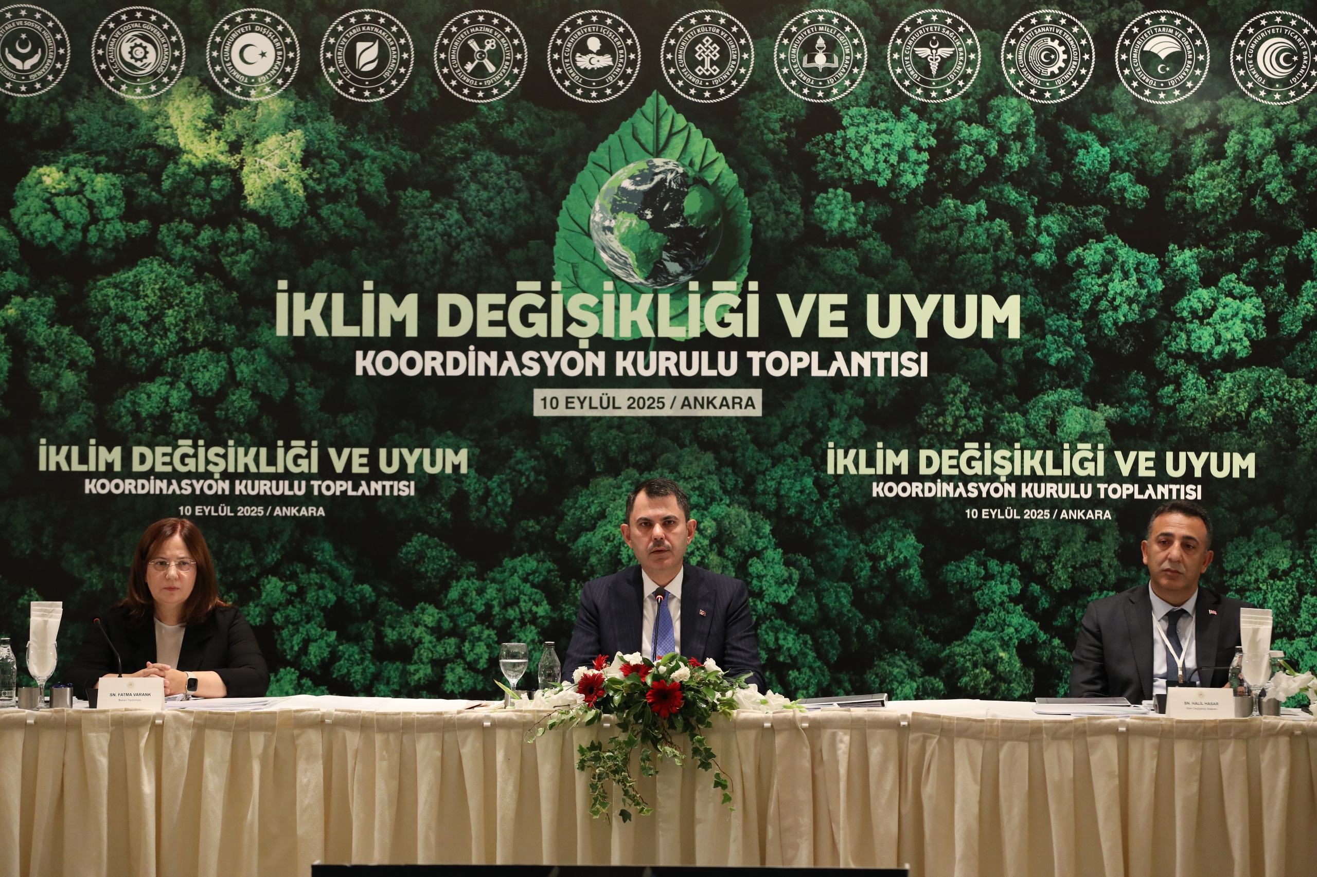 İklim Değişikliği ve Uyum Koordinasyon Kurulu Ankara’da toplandı