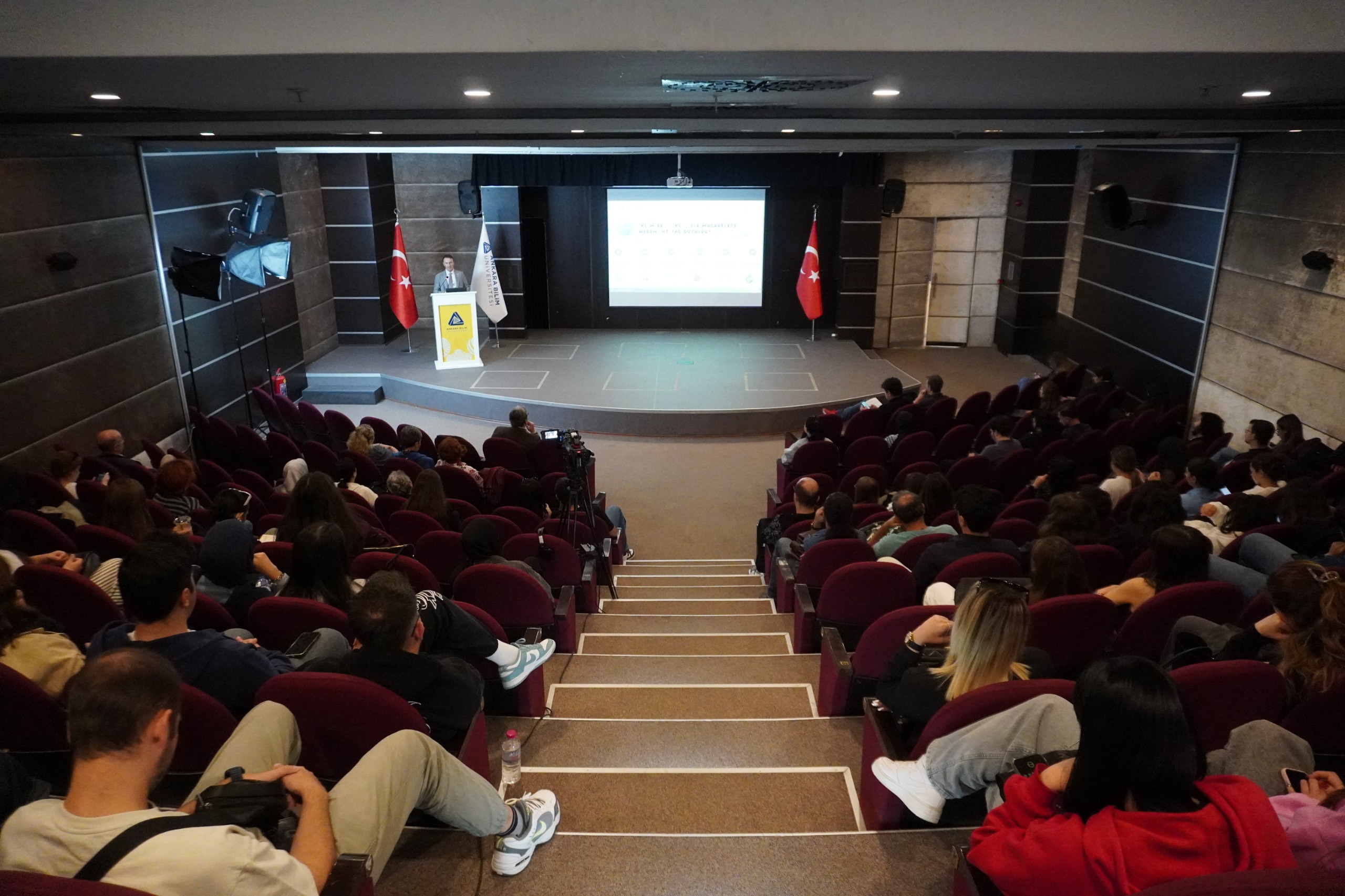 İklim Değişikliği Başkanlığından Ankara Bilim Üniversitesi öğrencilerine eğitim