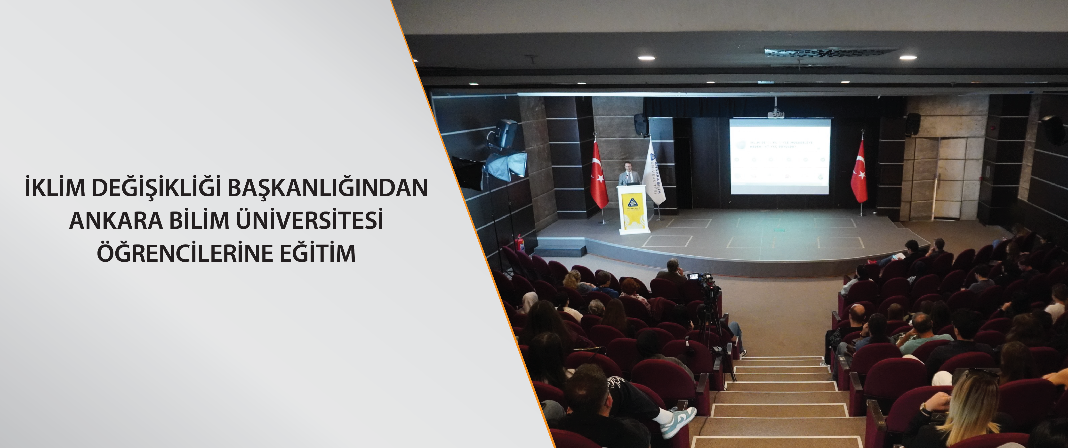 İklim Değişikliği Başkanlığından Ankara Bilim Üniversitesi öğrencilerine eğitim