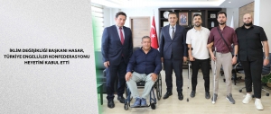 İklim Değişikliği Başkanı Hasar, Türkiye Engelliler Konfederasyonu heyetini kabul etti