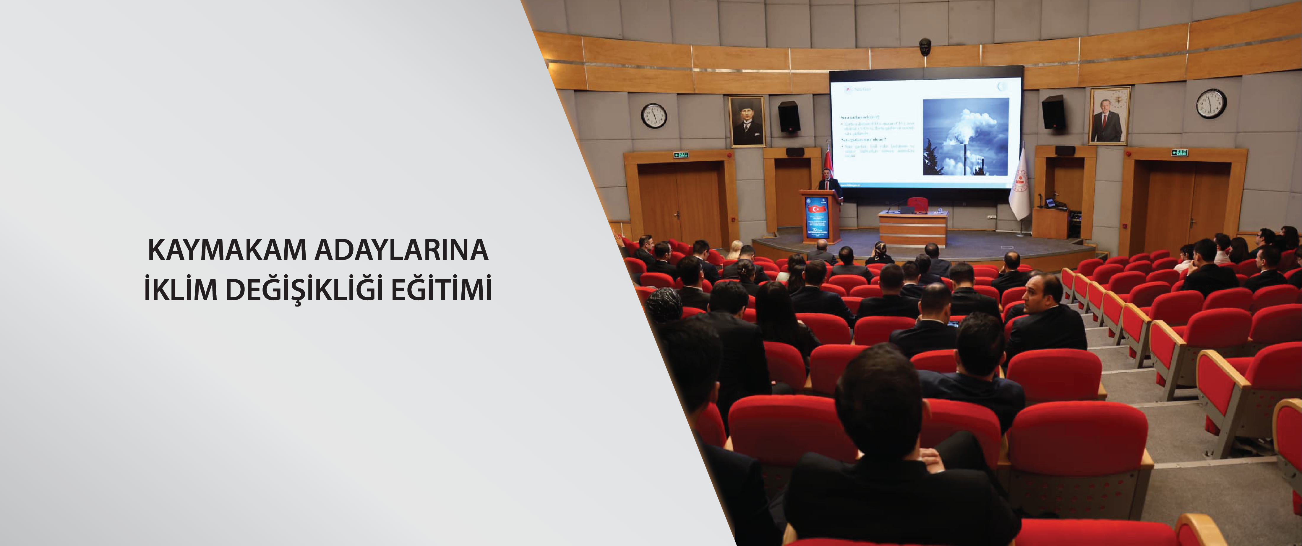 Kaymakam Adaylarına İklim Değişikliği Eğitimi