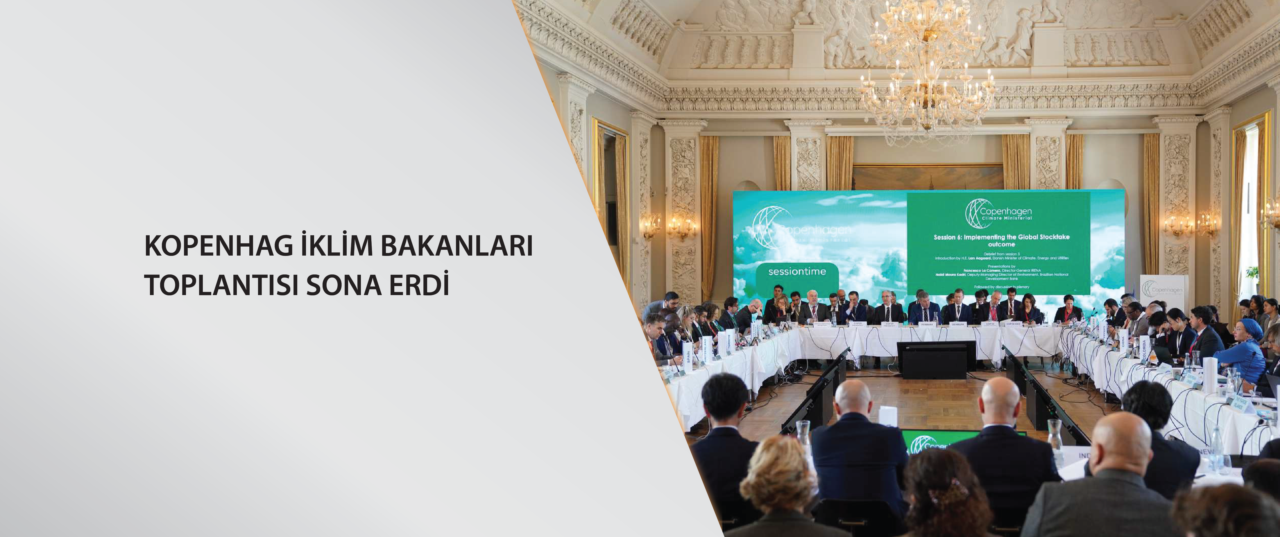 ‘Kopenhag İklim Bakanları Toplantısı’ sona erdi