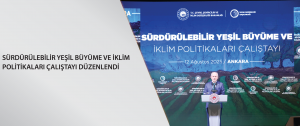 ‘Sürdürülebilir Yeşil Büyüme ve İklim Politikaları Çalıştayı’ düzenlendi