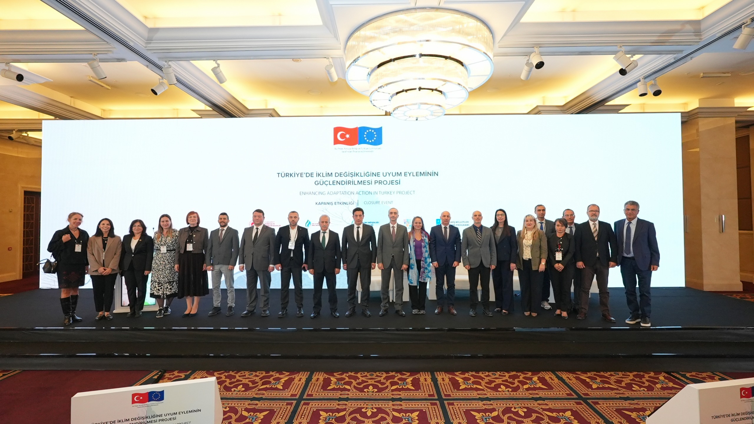 Türkiye’de İklim Değişikliğine Uyum Eyleminin Güçlendirilmesi Projesi’nin kapanış toplantısı Ankara’da düzenlendi